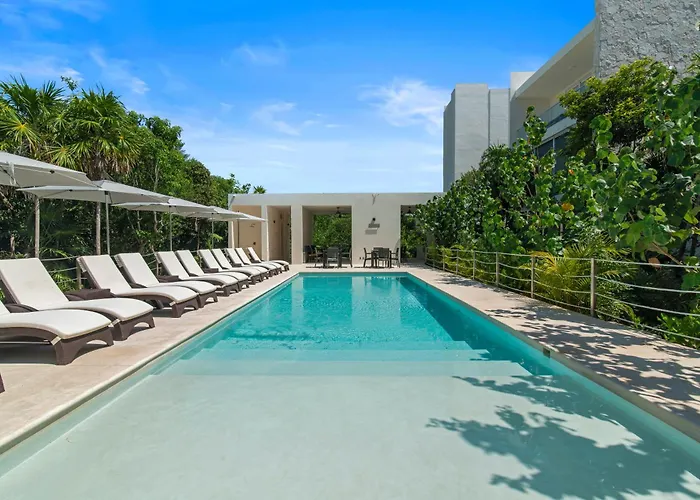 3 Bedroom Jungle Vibes In Access Rooftop Pools Сasa de vacaciones Akumal
