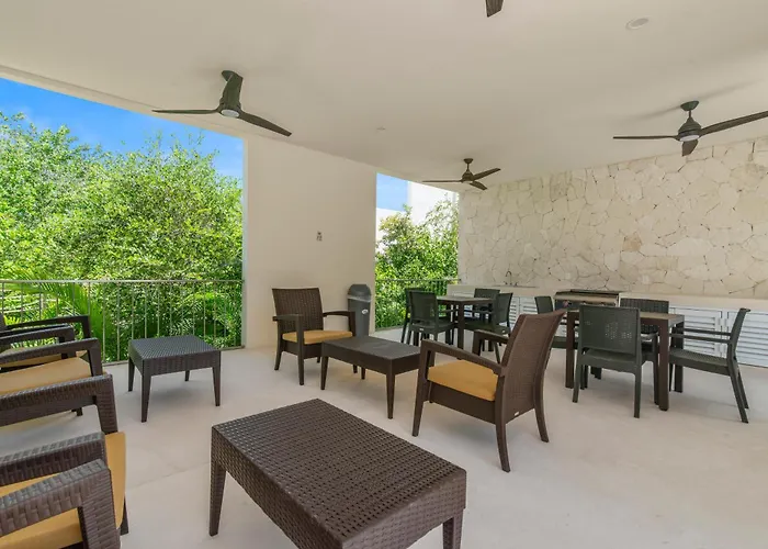 3 Bedroom Jungle Vibes In Access Rooftop Pools Сasa de vacaciones Akumal